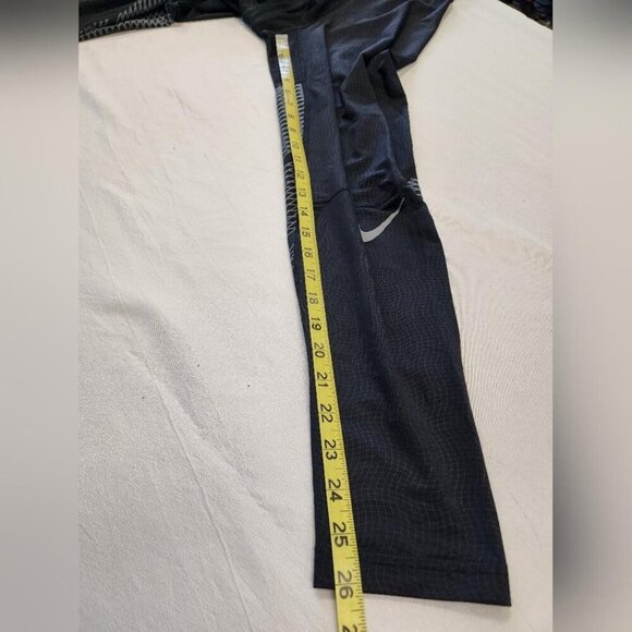 Nike Pro Men's Black Grey Dry Fit Athletic Compression Workout Pants, sz XLarge - Picture 7 of 8